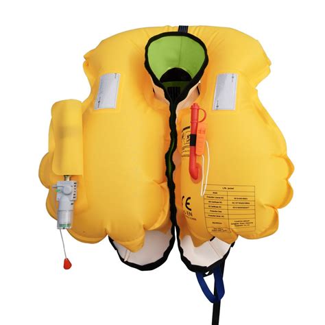 life jacket inflated by compressed air buoyancy test|inflatable life jacket leak test.